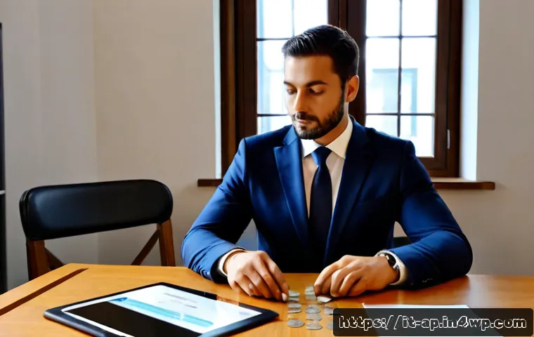 Home 14 디지털 자산의 법적 정의와 경제적 영향 - Photorealistic editorial scene in a modern Italian legal office, an Italian lawyer in a tailored sui...